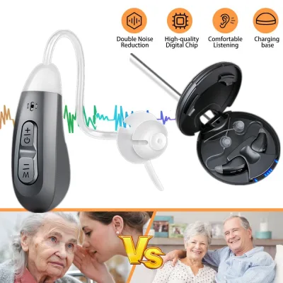 Aides auditives rechargeables contour d'oreille