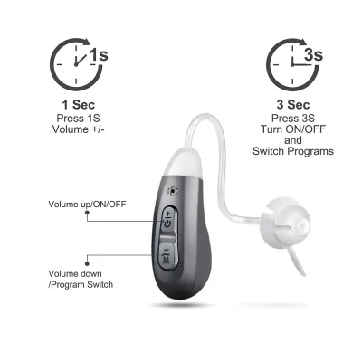 Aides auditives rechargeables contour d'oreille – image 2