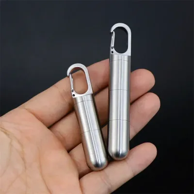 Boîte à pilules étanche en acier inoxydable – image 2
