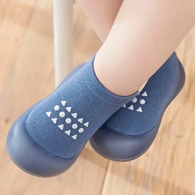 Chaussons souples pour bébé en maille, à enfiler – image 3
