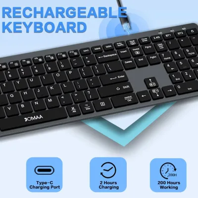Clavier sans fil rétroéclairé pleine taille – image 3