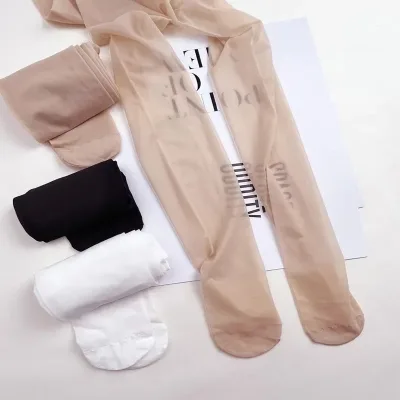 Collants fins unis pour fille, 7 à 12 ans
