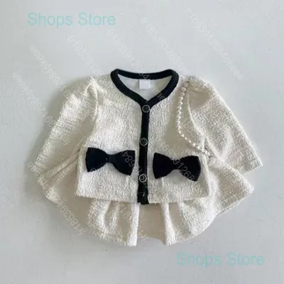 Ensemble deux pièces pour bébé fille en coton peigné – image 2