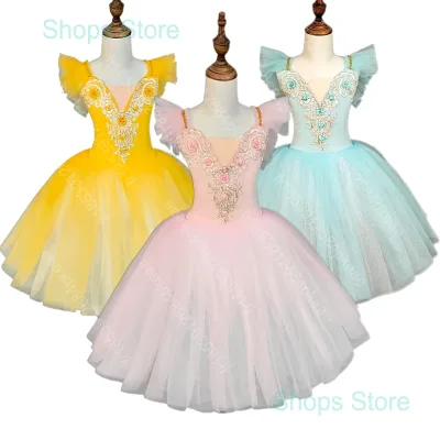 Jupe de ballet en polyester pour fille