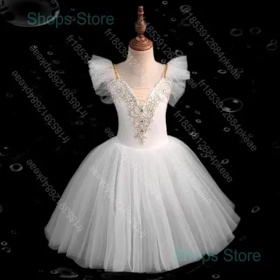 Jupe de ballet en polyester pour fille – image 2