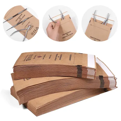 Sachets auto-scellants en papier kraft, 100 × 200 mm