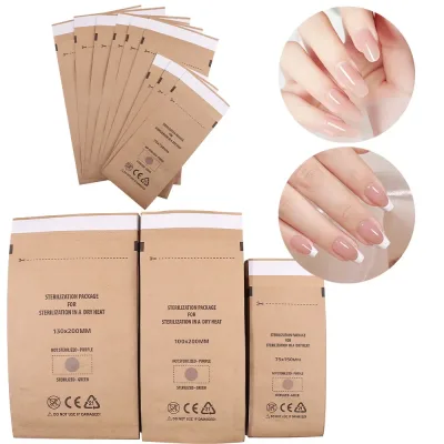 Sachets auto-scellants en papier kraft, 100 × 200 mm – image 3