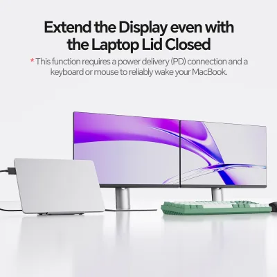 Station d'accueil USB-C 11 ports, aluminium – image 3
