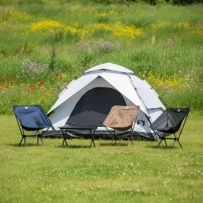 Tente de camping à dôme 4 personnes, polyester – image 3